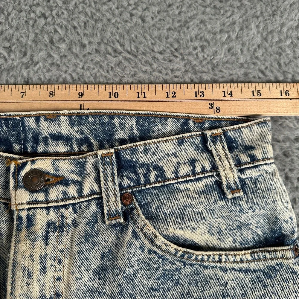 Vtg 1981 Levi's 575 Jeans Tapered Orange Tab Acid Wash USA 32x34(31x31 Fits)‎